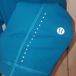 Lululemon Swift Speed tight leggings, blue/teal, size 4